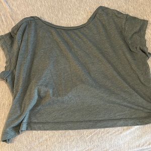 American apparel Green Crop Loose Fit Tee - OS